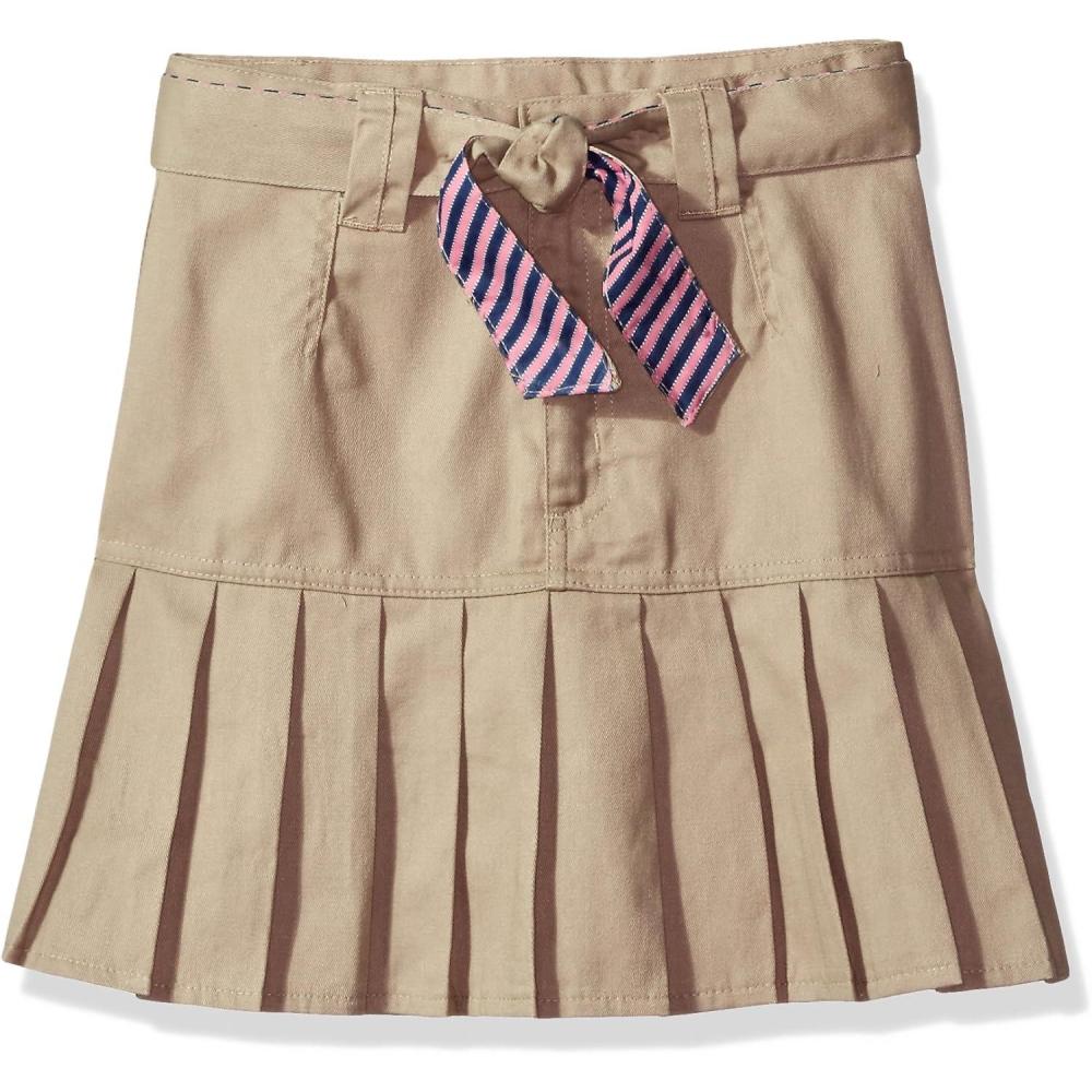 imageUS Polo Assn Girls Scooter More Styles AvailableBelted Pleated Khaki