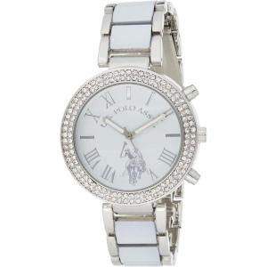 U.S. Polo Assn. Women’s usc40086 Analog Display Analog Quartz White Watch