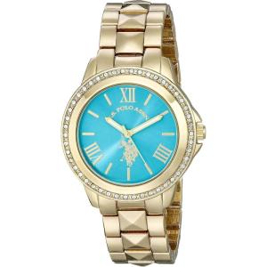U.S. Polo Assn. Women’s USC40076 Analog Display Analog Quartz Gold Watch