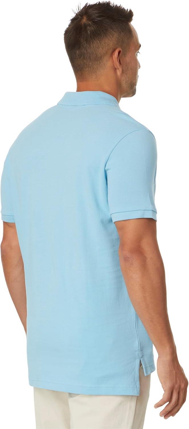 image:imageUS Polo Assn Mens Classic Polo Shirt TwoButton Closure Pique Polo Shirt Summer Fashion Golf ShirtMainsail Blue