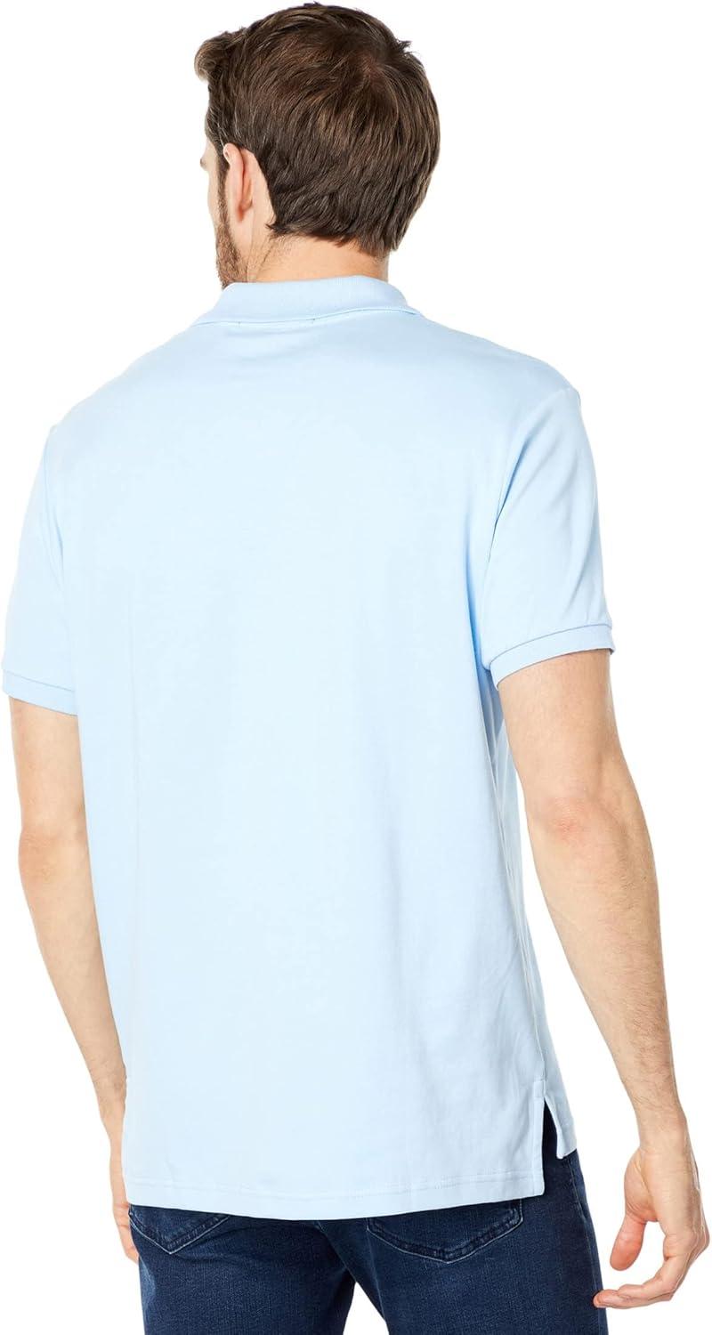 image:imageUS Polo Assn Mens Classic Polo Shirt TwoButton Closure Pique Polo Shirt Summer Fashion Golf ShirtOpen Air Blue