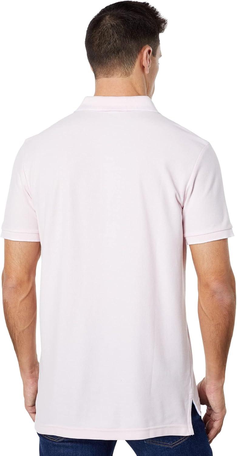 image:imageUS Polo Assn Mens Classic Polo Shirt TwoButton Closure Pique Polo Shirt Summer Fashion Golf ShirtPrimary Pink