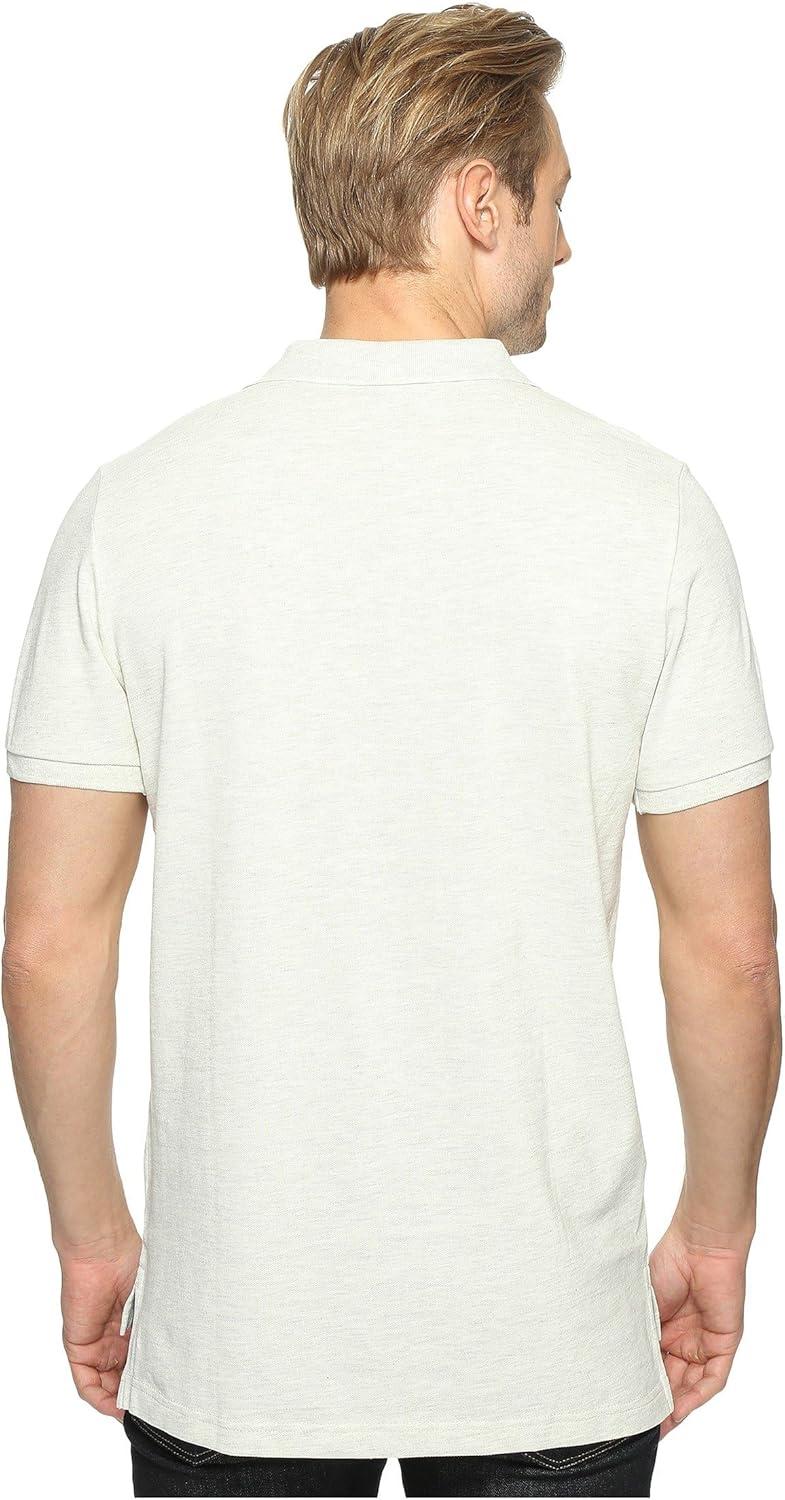 image:imageUS Polo Assn Mens Classic Polo Shirt TwoButton Closure Pique Polo Shirt Summer Fashion Golf ShirtSummer Oatmeal
