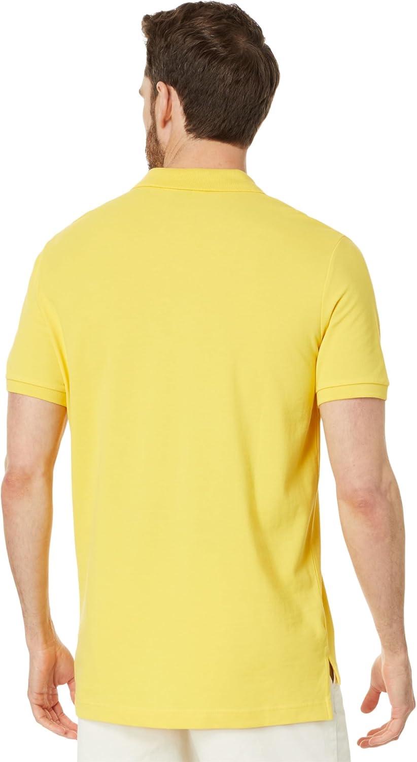 image:imageUS Polo Assn Mens Classic Polo Shirt TwoButton Closure Pique Polo Shirt Summer Fashion Golf ShirtWinning Yellow