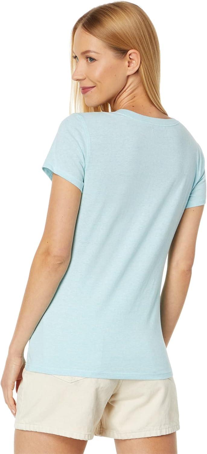 image:imageUS Polo Assn Juniors ShortSleeve VNeck TShirtBlue Radiance Heather