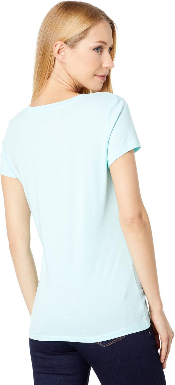 image:imageUS Polo Assn Juniors ShortSleeve VNeck TShirtEasy Turquoise