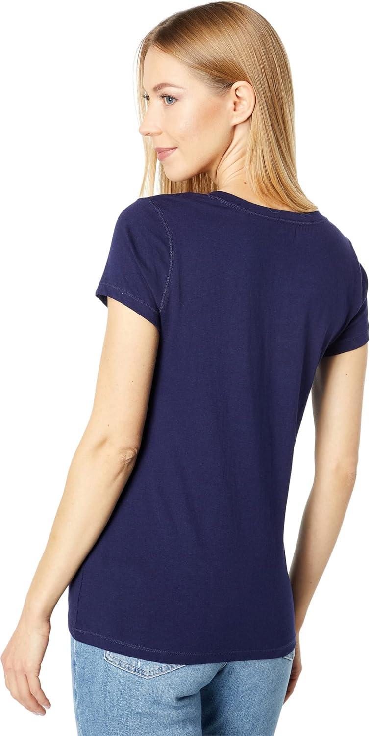image:imageUS Polo Assn Juniors ShortSleeve VNeck TShirtEvening Blue