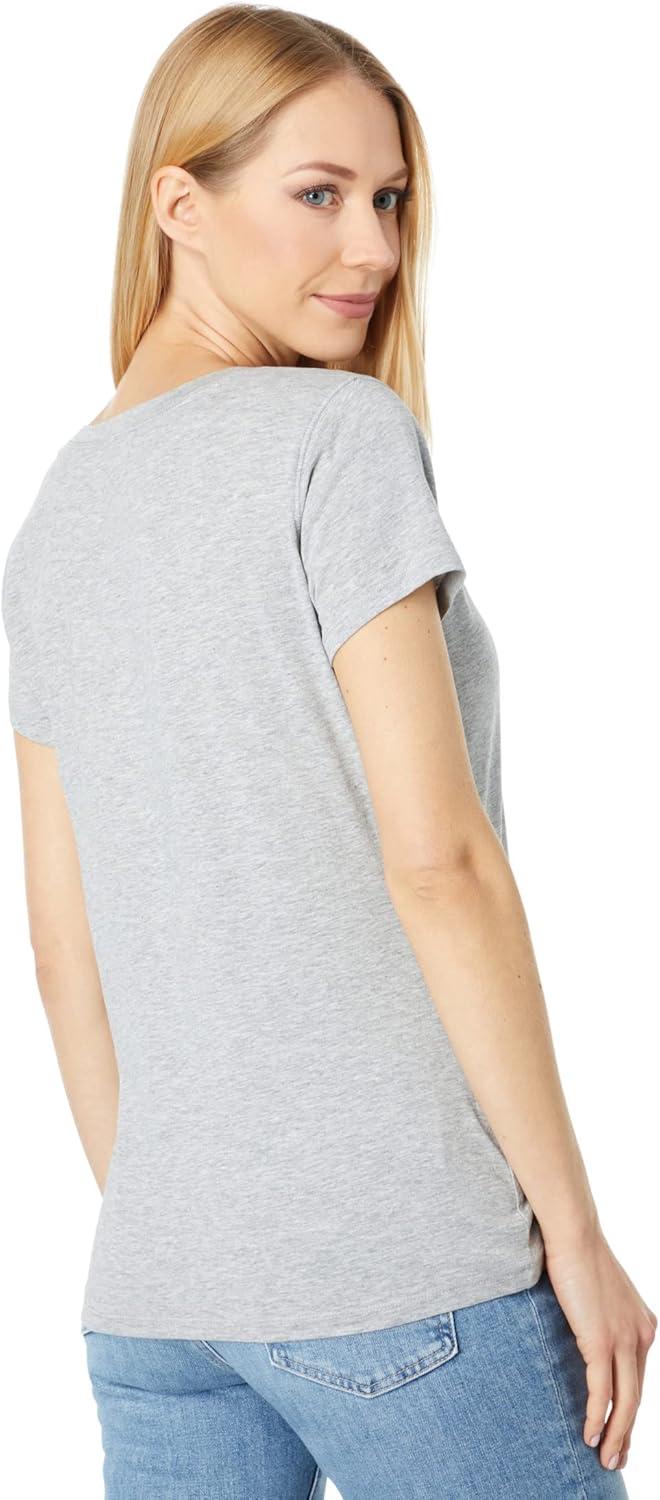 image:imageUS Polo Assn Juniors ShortSleeve VNeck TShirtHeather Gray