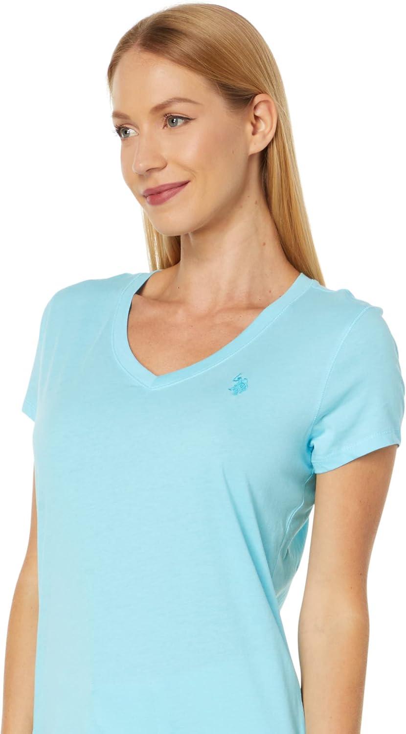 image:imageUS Polo Assn Juniors ShortSleeve VNeck TShirtHorizon Blue