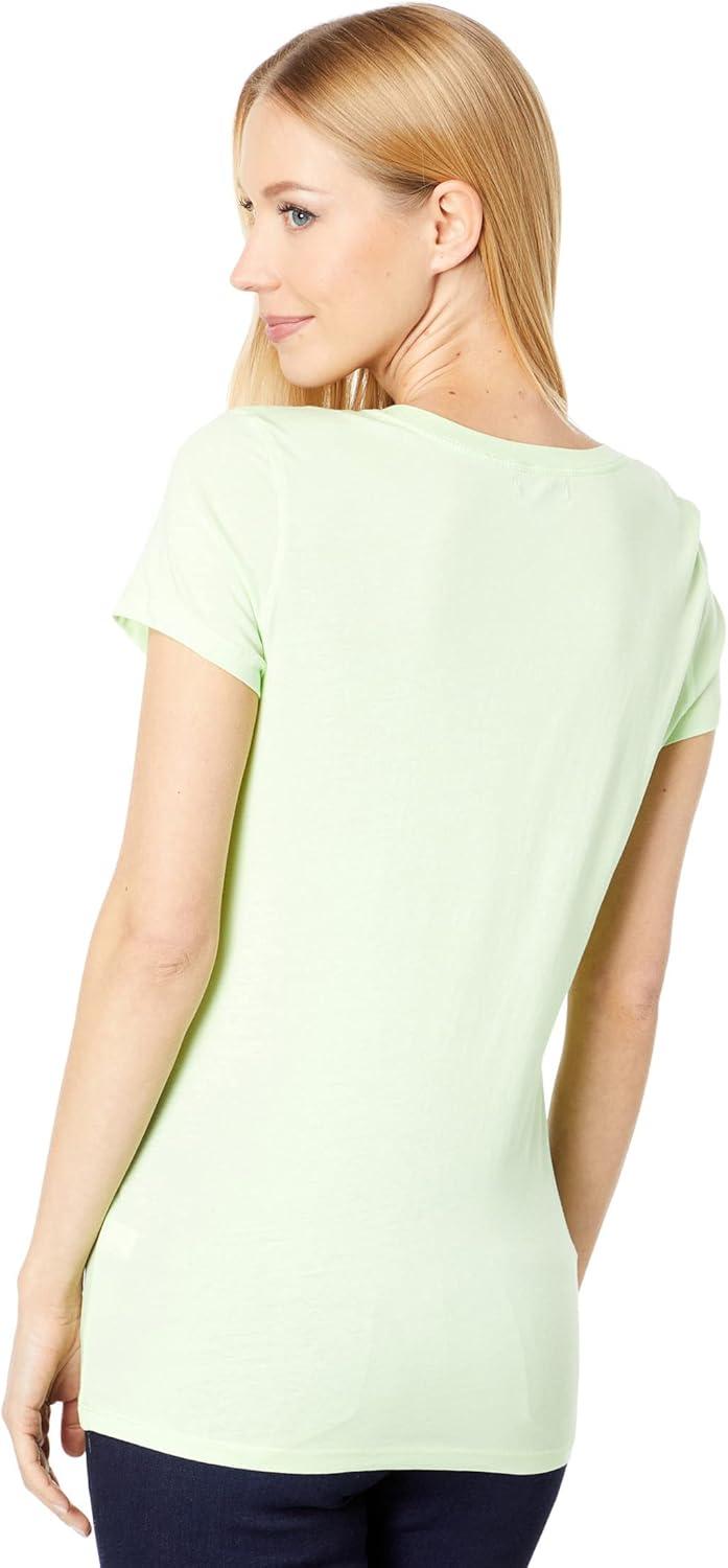 image:imageUS Polo Assn Juniors ShortSleeve VNeck TShirtParadise Mint