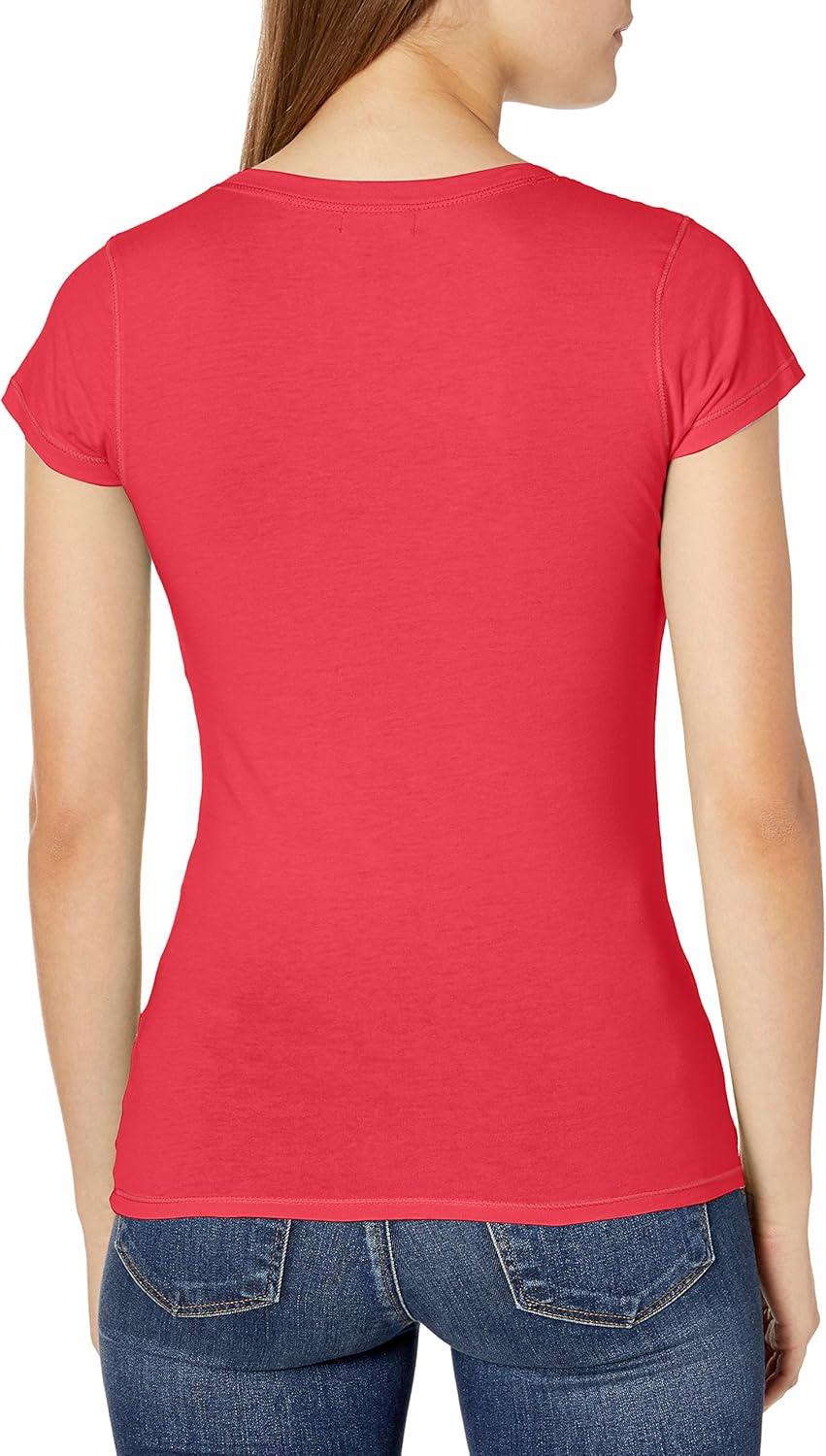 image:imageUS Polo Assn Juniors ShortSleeve VNeck TShirtTeaberry