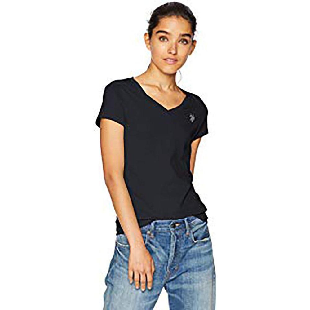 image:imageUS Polo Assn Juniors ShortSleeve VNeck TShirtBlack