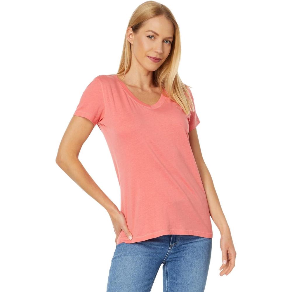 image:imageUS Polo Assn Juniors ShortSleeve VNeck TShirtSugar Coral