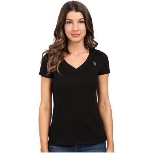 U.S. Polo Assn. Juniors’ Short-Sleeve V-Neck T-Shirt(Anthracite)