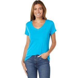 U.S. Polo Assn. Juniors’ Short-Sleeve V-Neck T-Shirt(Downtown Blue)