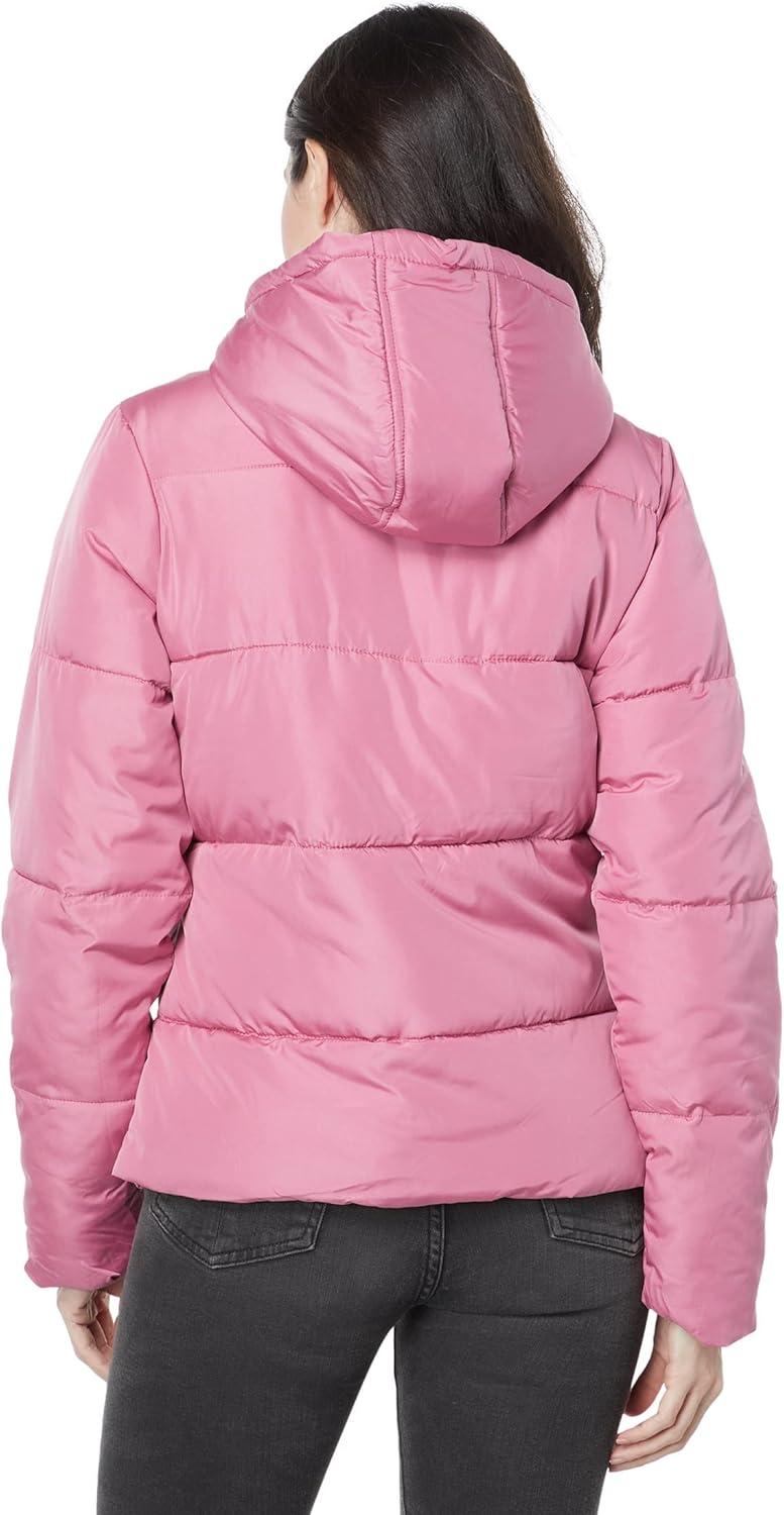 image:imageUS Polo Assn Basic Puffer Jacket for Women Warm amp Lightweight Coat WaterResistant Cold Weather CoatOxford Rose