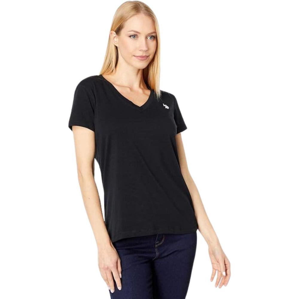 image:imageUS Polo Assn Stretch VNeck TeeAnthracite Black