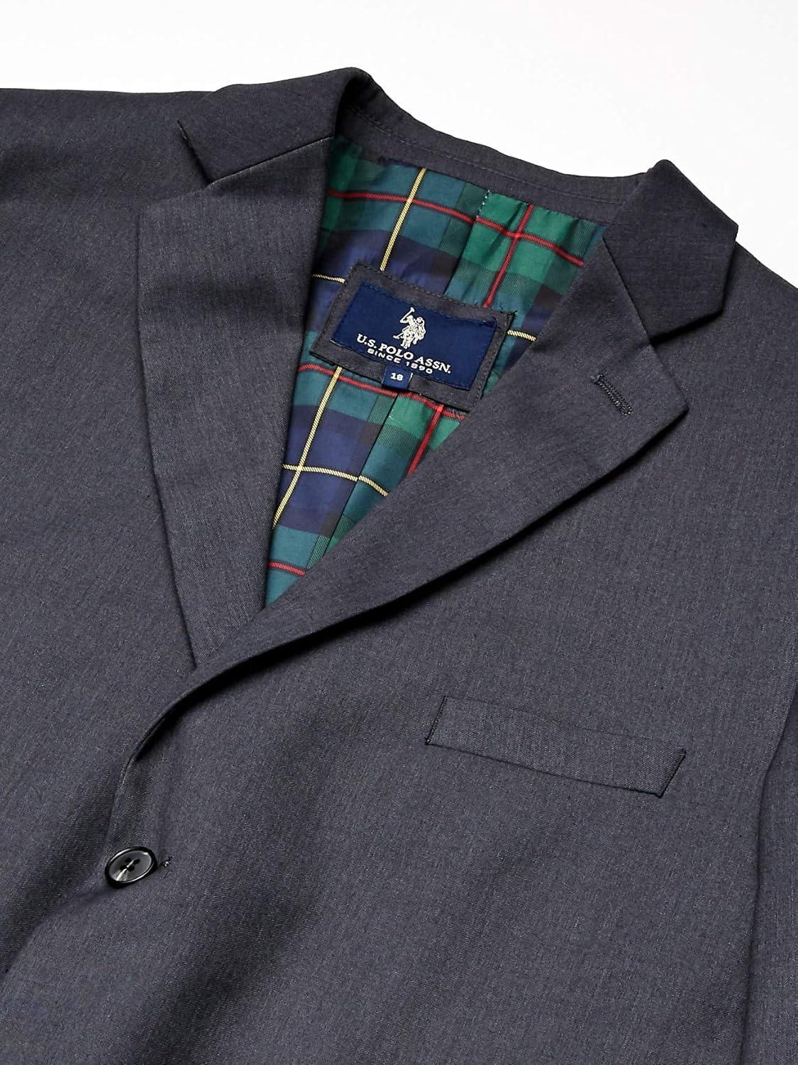 image:imageUS Polo Assn Boys Rayon Poly SuitsGray
