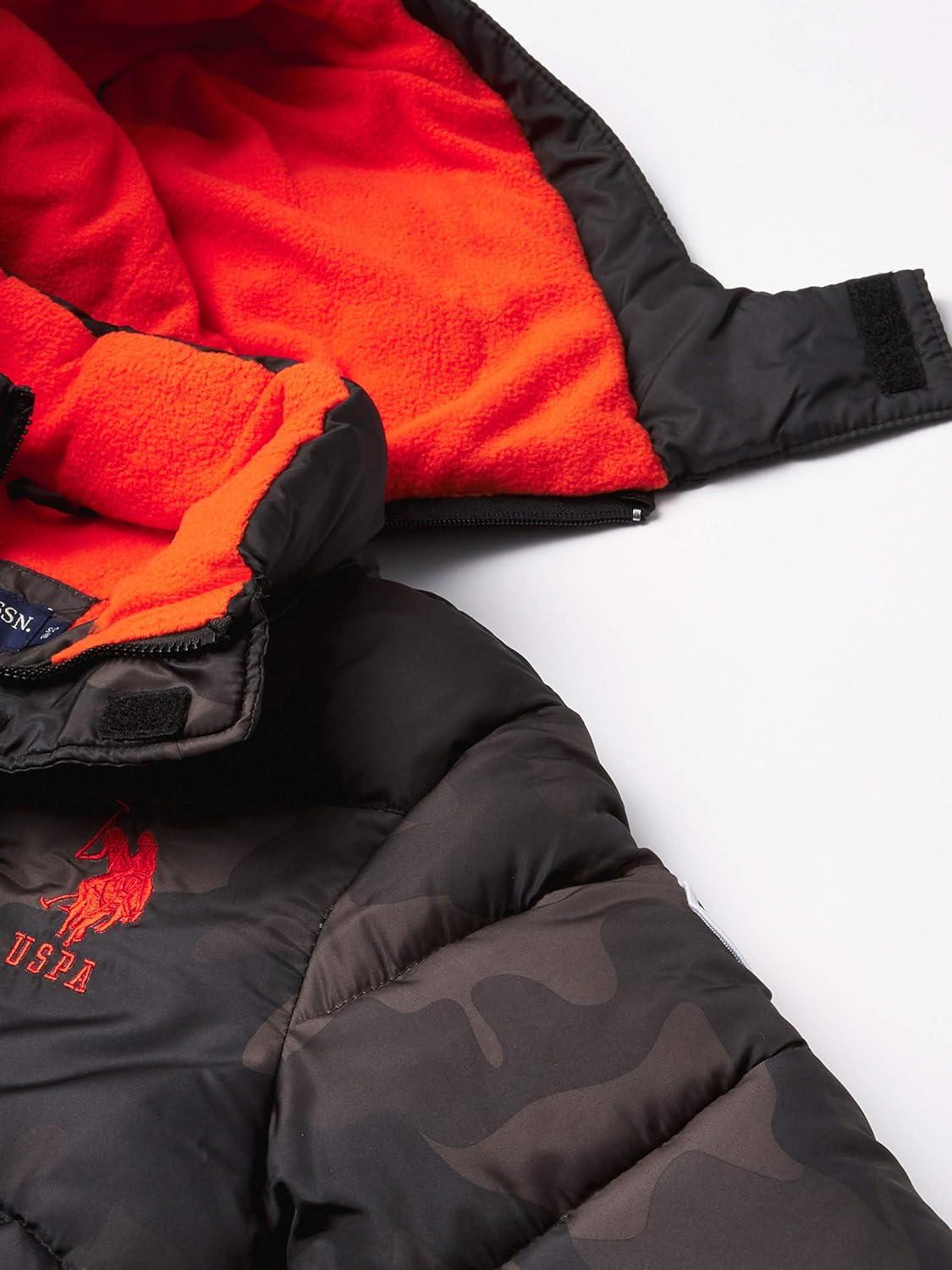 image:imageUS Polo Assn boys PufferOlive CamoBk