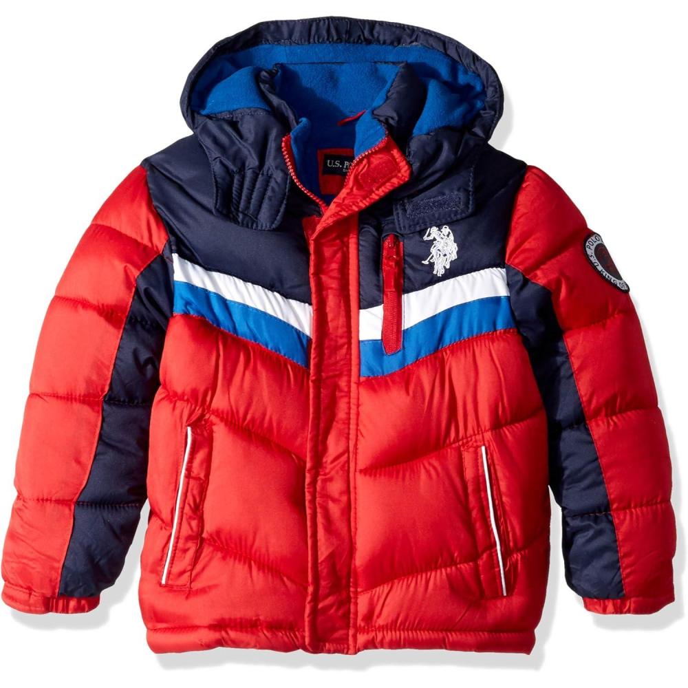 image:imageboys Classic Bubble JacketNavyRed