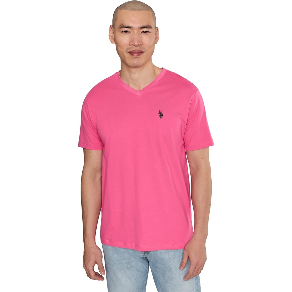 image:imageUS Polo Assn Mens VNeck TeePink Moon